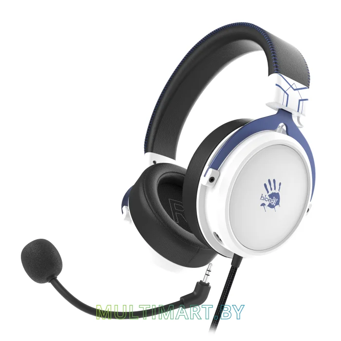 Наушники A4Tech Bloody M590i (синий/белый)